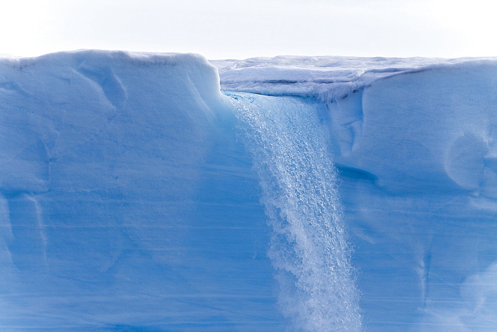 Views of Austfonna, an ice cap located on Nordaustlandet in the Svalbard archipelago in Norway