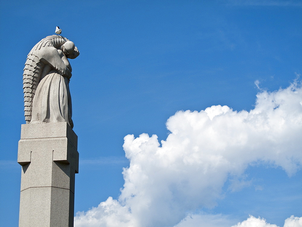 Scenic views of the Vigeland Sculpture Park in Oslo, Norway