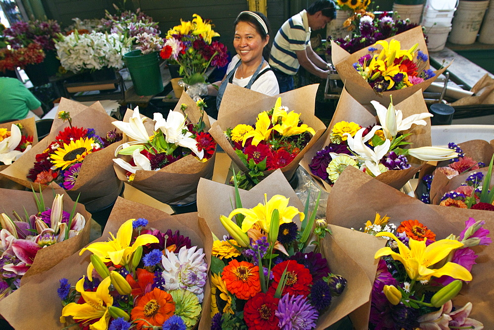 Pike Place Market in downtown Seattle, Washington, USA