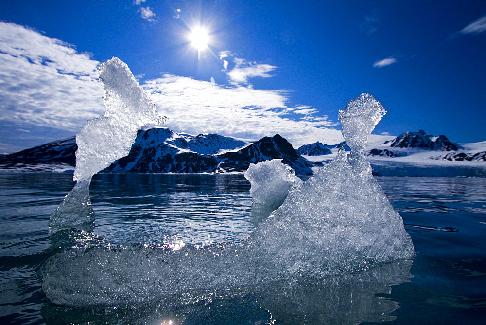 Ice in all of its myriad forms in the Svalbard Archipelago, Norway. MORE INFO Global climate change is affecting the formation and duration of ice in all its form here in Svalbard.