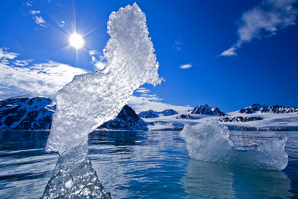 Ice in all of its myriad forms in the Svalbard Archipelago, Norway. MORE INFO Global climate change is affecting the formation and duration of ice in all its form here in Svalbard.