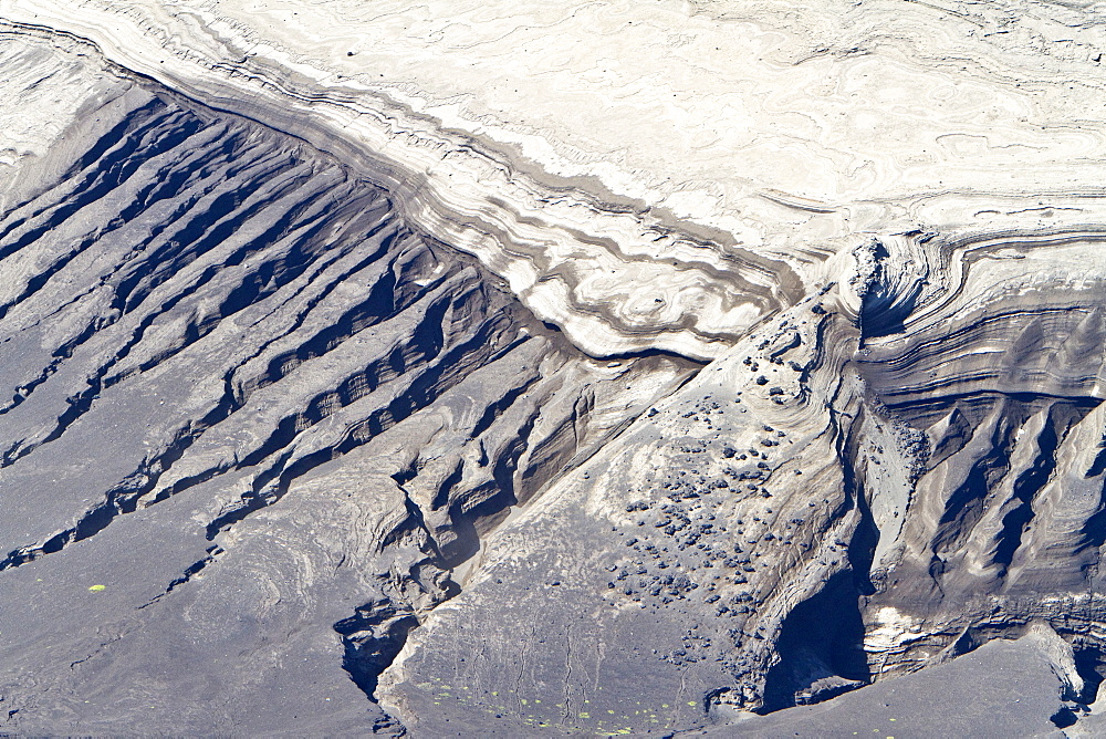 Views of the volcanic island Surtsey (Icelandic, meaning "Surtur's island"), the southernmost point of Iceland