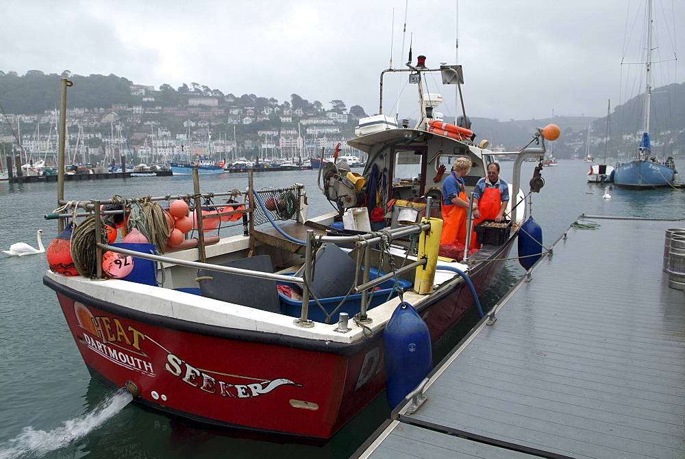 Fishing Boat. River Dart, Dartmouth, Devon.