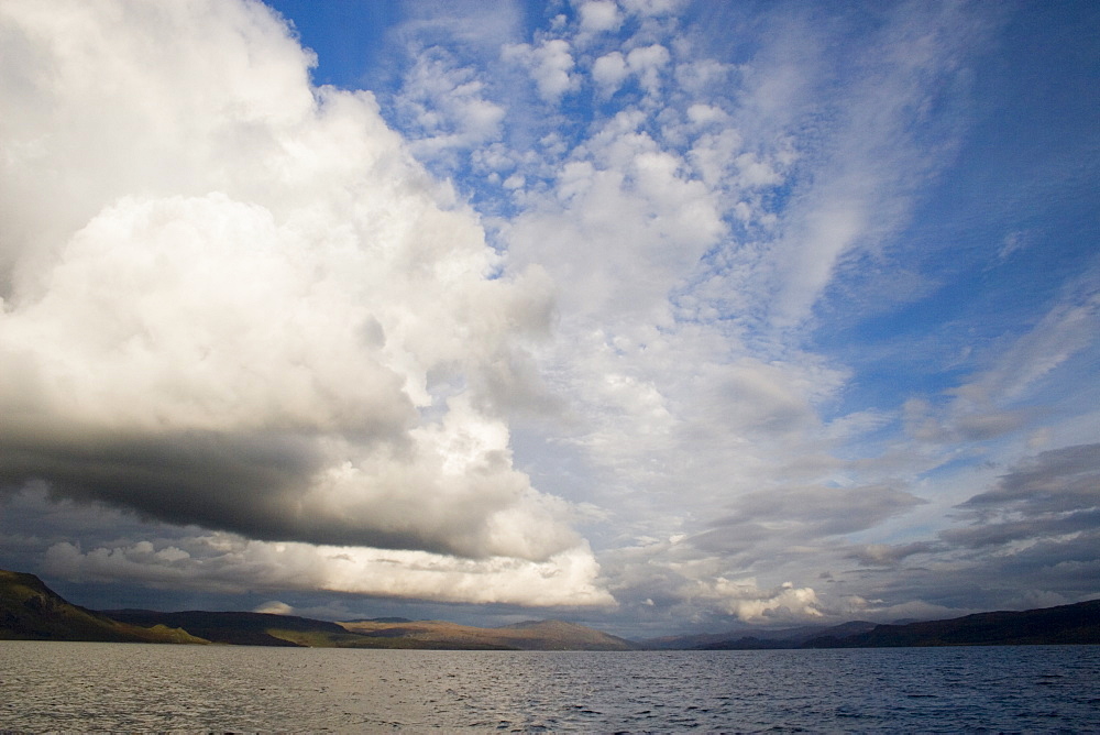 Dramatic sky.  Hebrides, Scotland