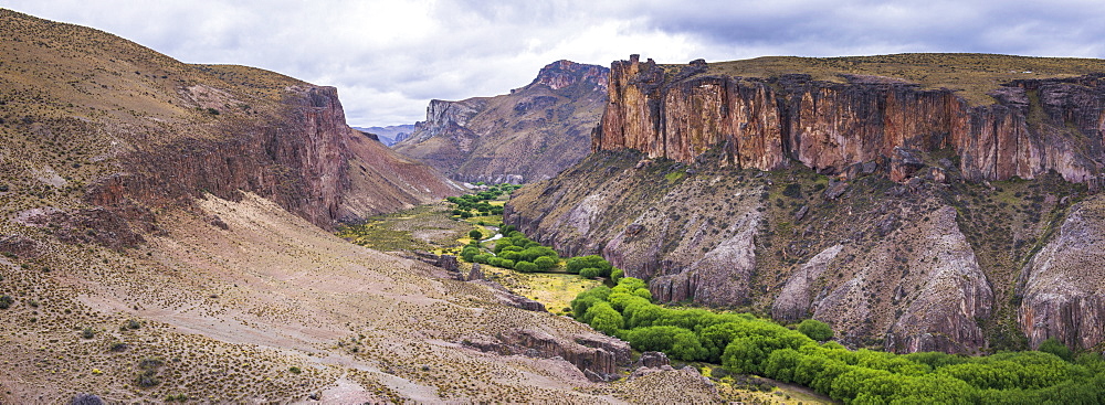 Gorge at Cueva de las Manos (Cave of Hands), Santa Cruz Province, Patagonia, Argentina, South America