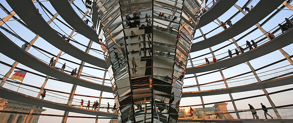 Dome of the Reichstag, Governmental quarter, Berlin, Germany