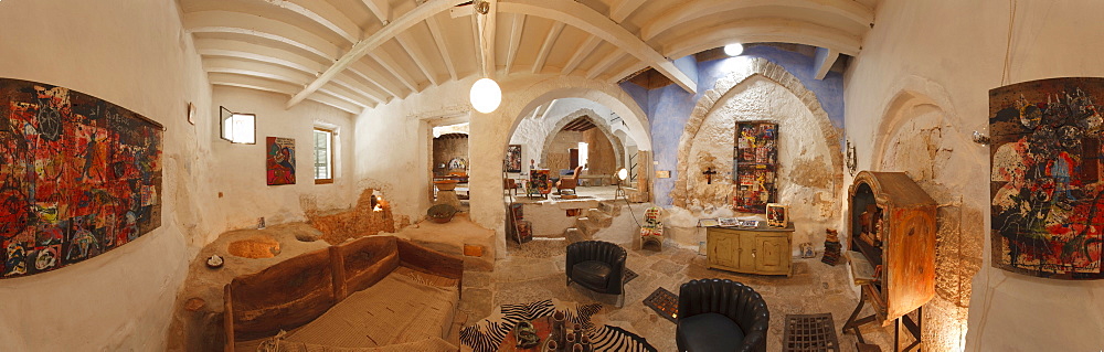 Can Monroig, gallery of the artist Marie-Noelle Ginard at Centre of Art, Inca, Mallorca, Balearic Islands, Spain, Europe