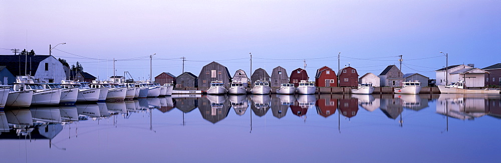 Malpeque Harbour at Dawn, Prince County, Prince Edward Island.