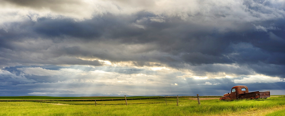 Old Abandoned Truck near Empress, Saskatchewan