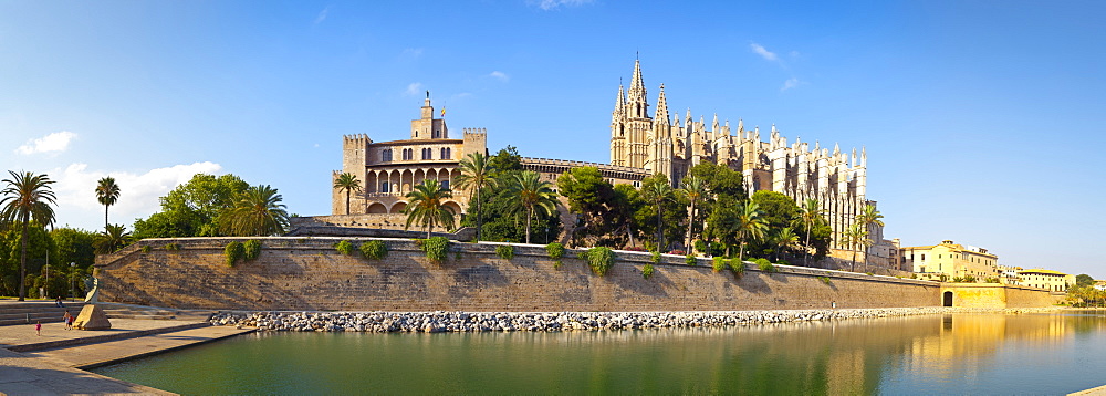 Cathedral La Seu, Palma de Mallorca, Mallorca, Balearic Islands, Spain, Mediterranean, Europe 