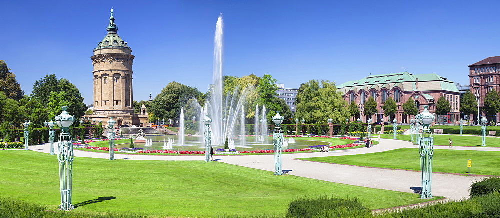 Wasserturm, Mannheim, Baden Wurttemberg, Germany, Europe 