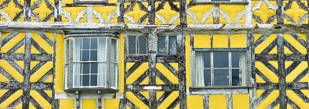 Tudor style timber-framed house in Corve Street, Ludlow, Shropshire, UK