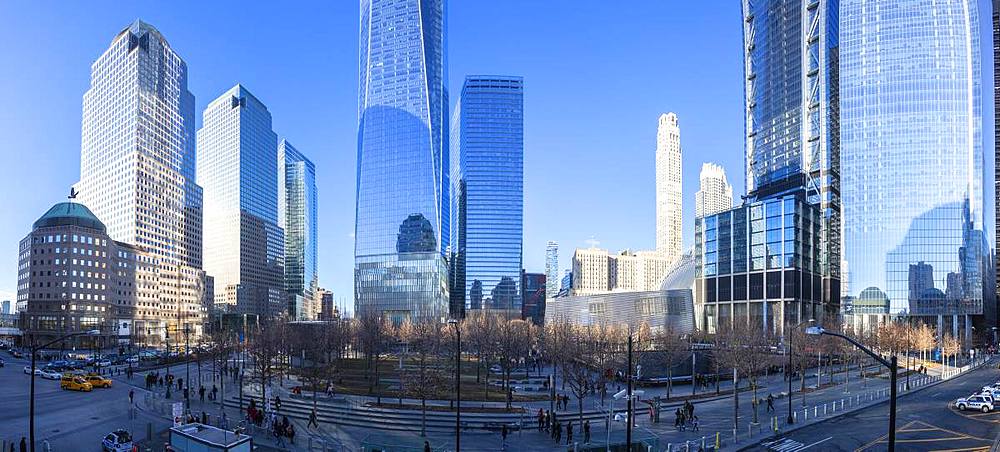 9/11 Memorial and World Trade Center, Lower Manhattan, New York City, United States of America, North America