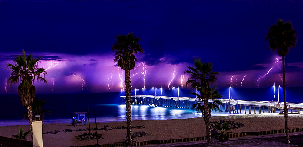 Venice Lightning, California, United States of America, North America