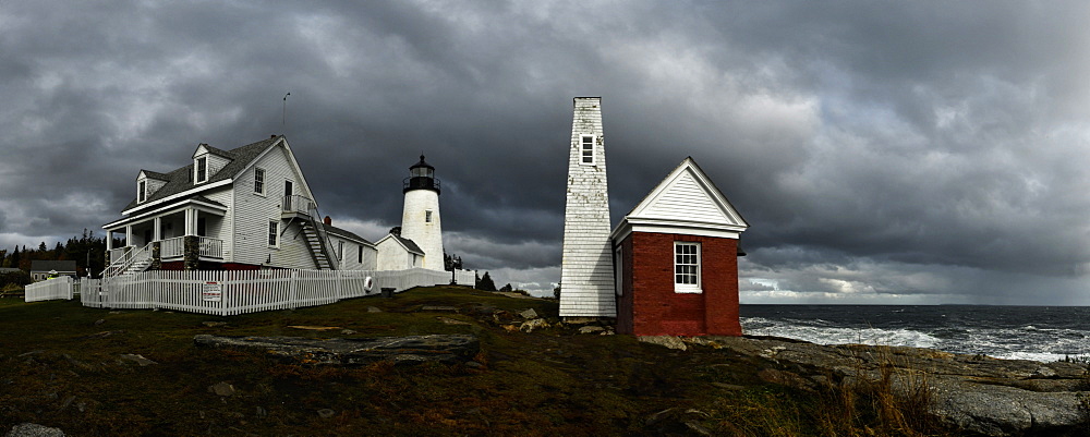 Pemaquid Point Light, Maine, New England, United States of America, North America