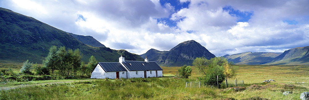 Black Rock Cottage, Rannoch Moor, Western Highlands, Scotland, United Kingdom, Europe