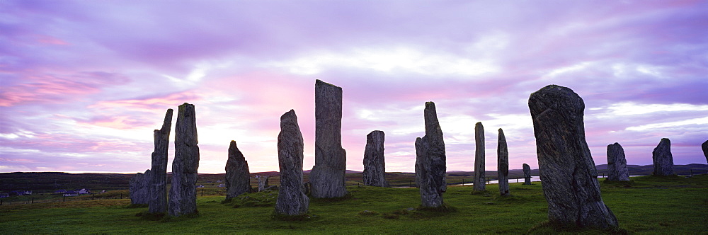 Standing stones of Callanish, Isle of Lewis, Outer Hebrides, Scotland, United Kingdom, Europe