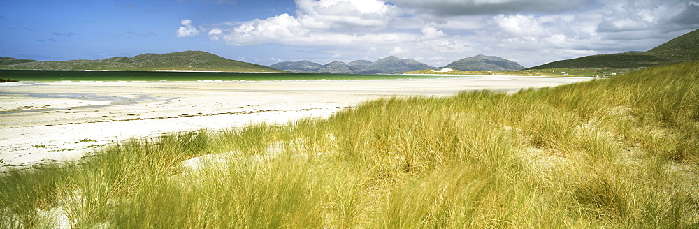 Low tide at Seilebost Beach, Isle of Harris. Outer Hebrides, Scotland, United Kingdom, Europe