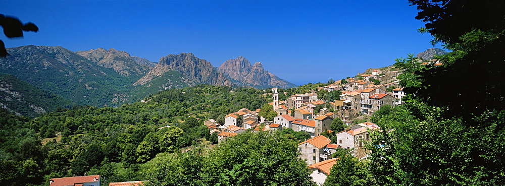 Evisa, near Porto, Deux Sevi region, Corsica, France, Europe