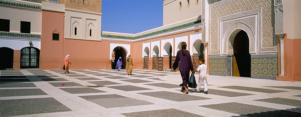 Holy shrine, Zaouia (Zawiyya) of Sidi Bel Abbes, Marrakesh (Marrakech), Morocco, North Africa, Africa