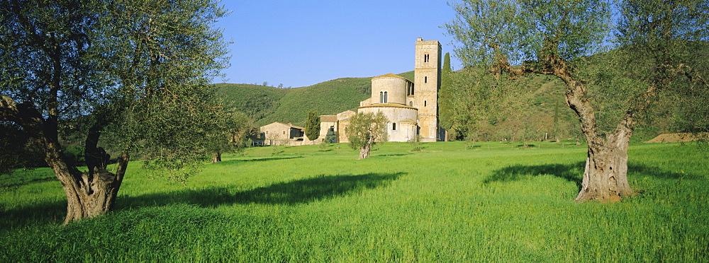 San Antimo Abbey, Siena Province, Tuscany, Italy