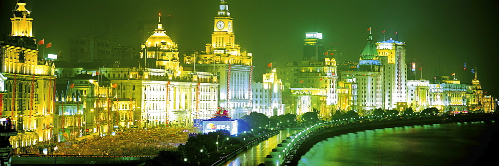 The Bund panorama, Shanghai, China