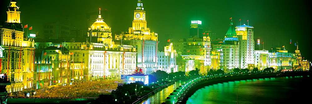The Bund panorama, Shanghai, China