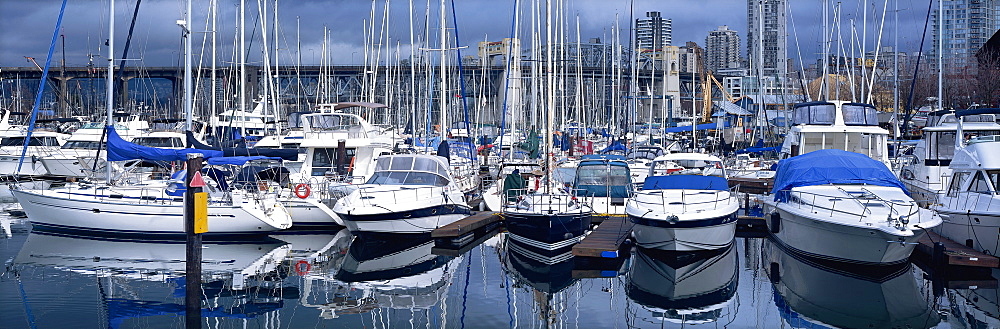 Granville Island Yacht Harbour, Vancouver, Canada