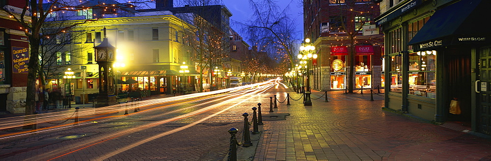 Gastown in the evening, Vancouver, Canada