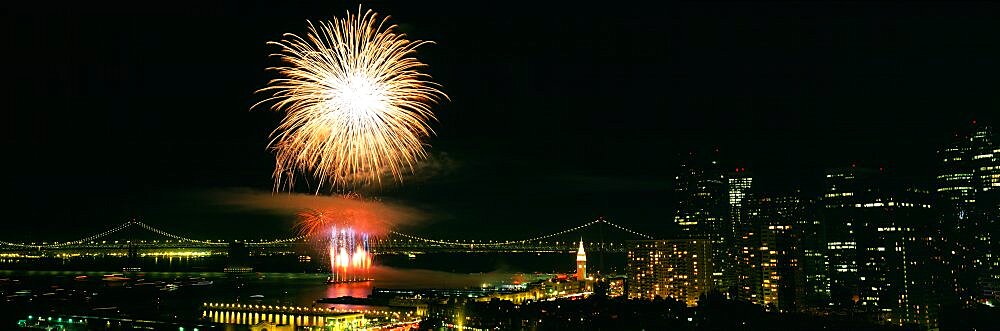 Fireworks San Francisco Bay CA