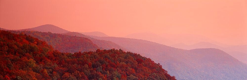 Autumn Blue Ridge Mountains SC USA