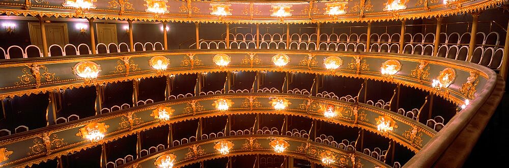 Interior Stavovske Theater Prague Czech Republic