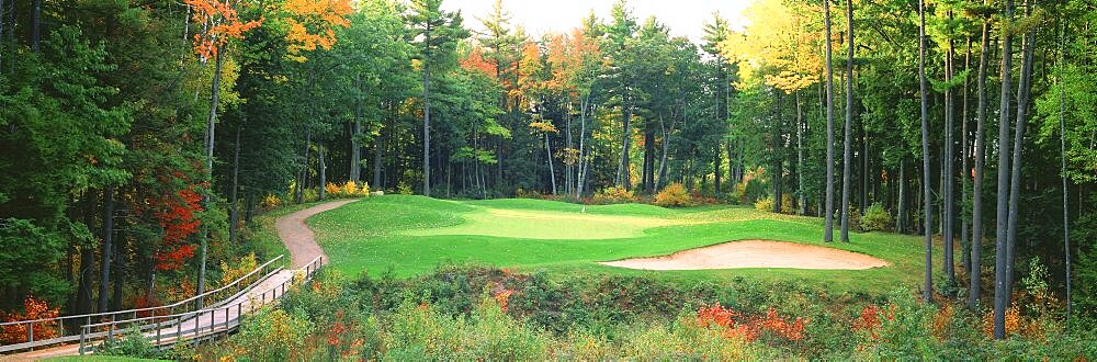 Golf Course New England USA