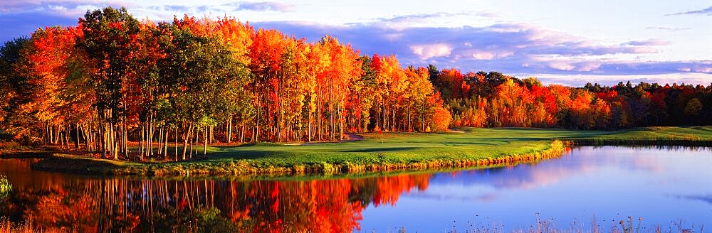 Fall Golf Course New England