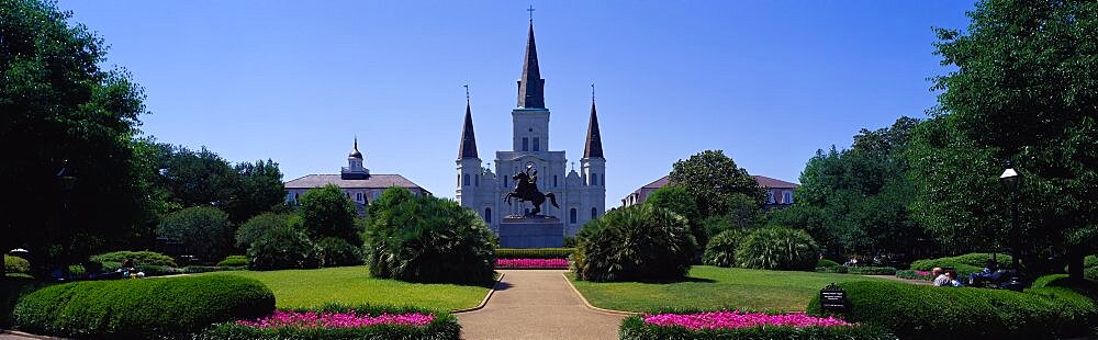 St Louis Cathedral Jackson Square New Orleans LA USA