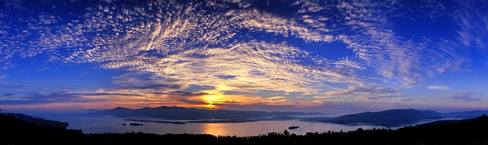 Mackerel Clouds Lake George Adirondacks NY