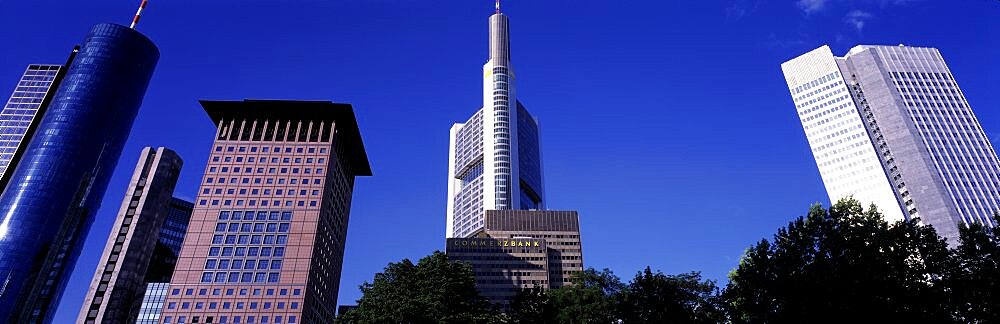 Bank Buildings Frankfurt Germany