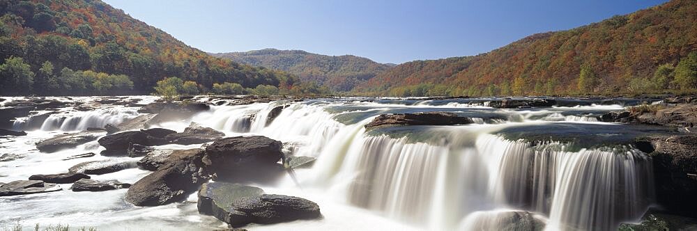 Sandstone Falls New River Gorge WV USA