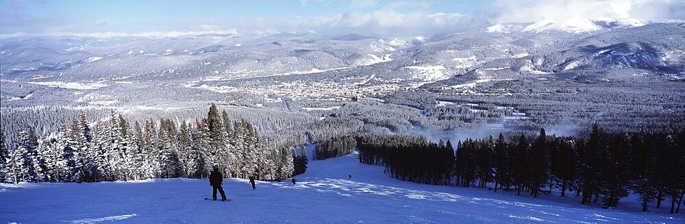 USA, Colorado, Breckendridge View Overlooking Breckenridge Ski Resort