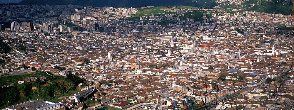 Ecuador's capital and second largest city Quito's old colonial area centered on Plaza de la Independence a World Heritage Site, Quito, Ecuador