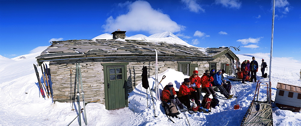 Peer Gynt-hytta, Rondane National Park, Oppland, Norway, Scandinavia, Europe