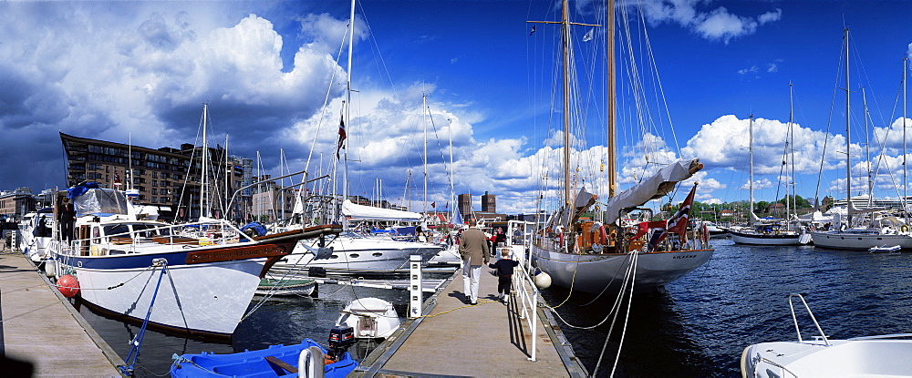 Constitution Day on May 17th, at Aker Brygge, Oslo, Norway, Scandinavia, Europe