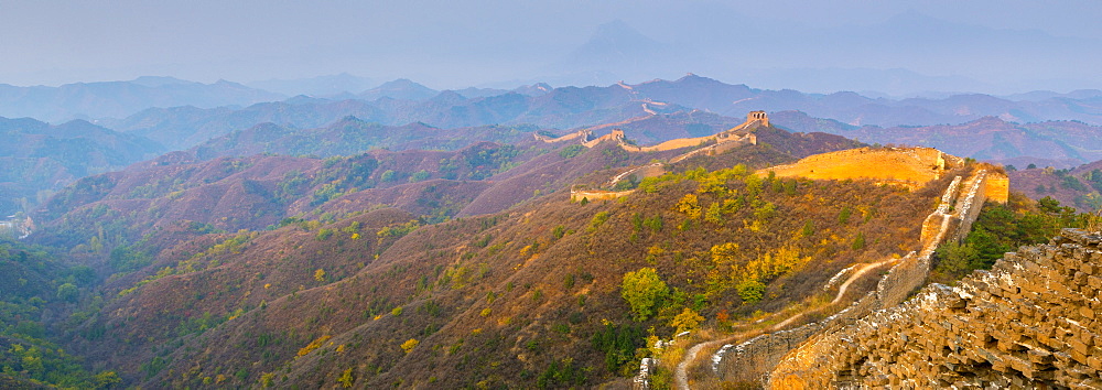 Gubeikou to Jinshanling section of the Great Wall of China, UNESCO World Heritage Site, Miyun County, Beijing Municipality, China, Asia