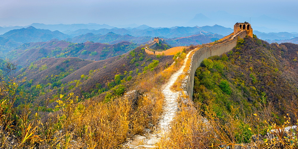 Gubeikou to Jinshanling section of the Great Wall of China, UNESCO World Heritage Site, Miyun County, Beijing Municipality, China, Asia