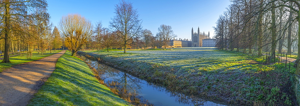 King's College Chapel, Cambridge University, The Backs, Cambridge, Cambridgeshire, England, United Kingdom, Europe