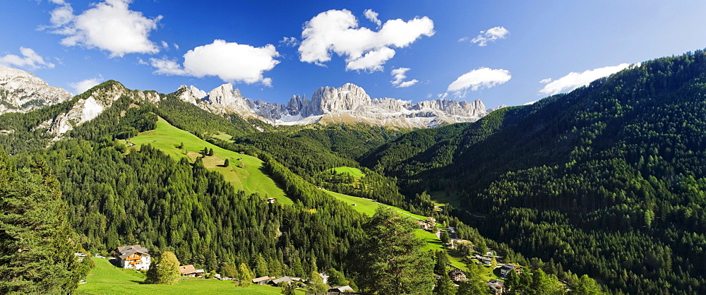 Rosengarten Group Mountains, Catinaccio, near Tiers, Dolomites, Trentino-Alto Adige, Italy, Europe