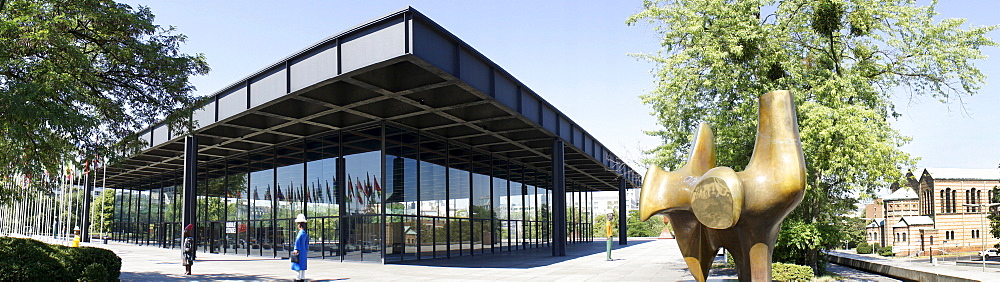 Neue Nationalgalerie museum for modern art, Berlin, Germany, Europe