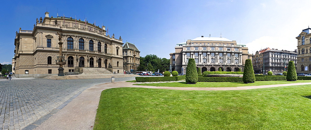 The National Theatre, Rudolfinum, the concert hall of the Czech Philharmonic Orchestra, Prague, Czech Republic, Europe