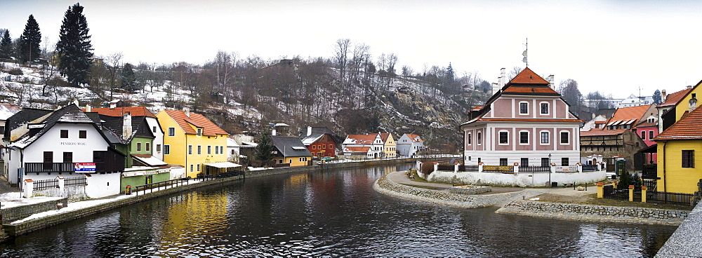 Historic town centre of Cesky Krumlov, Bohemian Krumlov, UNESCO World Heritage Site, Bohemia, Czech Republic, Europe