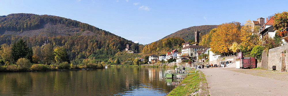 Vierburgeneck, Neckarsteinach, Baden-Wuerttemberg, Germany, Europe